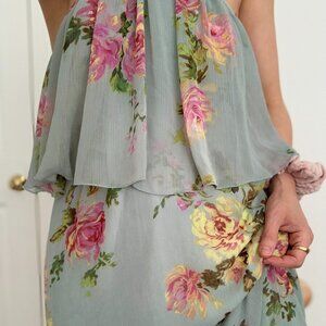 ASOS Floral Ruffle Dress